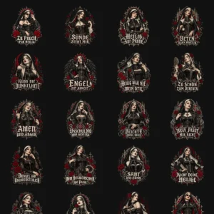Crimson Rebellion – 20er-Kollektion (DE) – CLOISTRA Gothic-Design