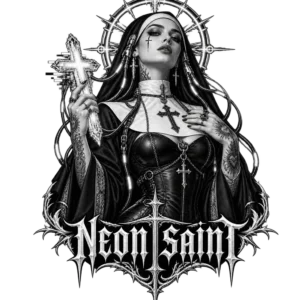 Neon Saint – CLOISTRA Gothic-Design