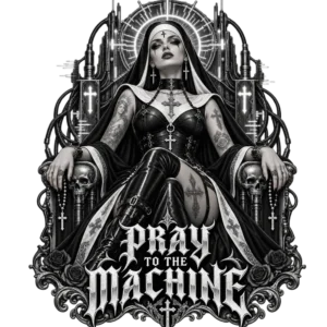 Pray To The Machine – CLOISTRA Gothic-Design