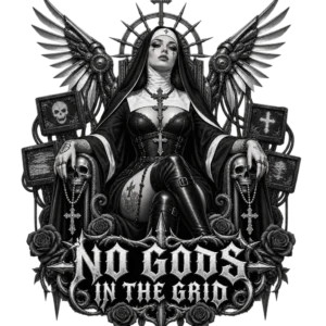 No Gods In The Grid – CLOISTRA Gothic-Design